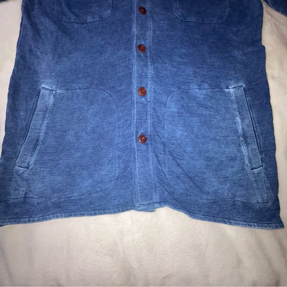 Peter Millar Indigo Blue Lightweight Shirt Jacket - Picture 5 of 11